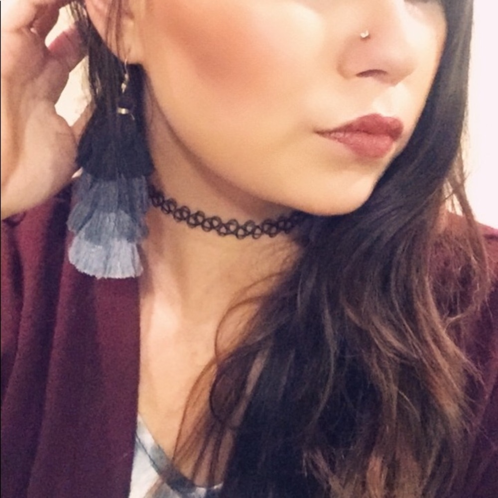 4 layer Tassel Earrings